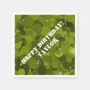 Recherche de camouflage serviettes Fête d'anniversaire