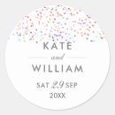 Recherche de rainbow confetti autocollants Élégant