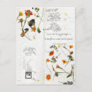 Recherche de écriture cursive cartes postales Floral