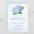 Recherche de blue hydrangea bridal shower invitations Bleu