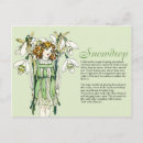 Recherche de snowdrop cartes postales Vintage