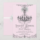 Recherche de douche rose de lingerie invitations Élégant