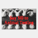 Recherche de essai en laboratoire autocollants Lapin