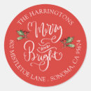 Recherche de nom de famille autocollants D'adresse de retour