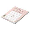 Recherche de bingo blocsnotes Floral