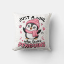Recherche de pingouins mignons coussins Pour elle