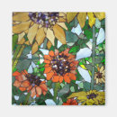 Recherche de vitrail magnets Fleurs