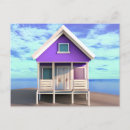 Recherche de cabane plage cartes postales Maison de plage