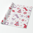 Recherche de ange de neige papier cadeau Rouge