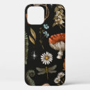 Recherche de champignon vintage iphone coques Fleur