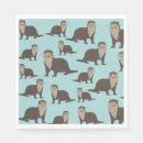 Recherche de loutres serviettes Illustration