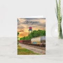 Recherche de vapeur punk vœux cartes Train