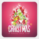 Recherche de noël moderne autocollants Flocons de neige