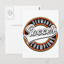 Recherche de champions cartes postales Football
