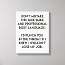 Recherche de slogan impressions sur toile Humour
