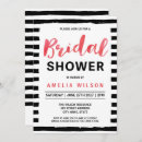 Recherche de stripe bridal shower invitations Pour tous