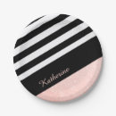 Recherche de stylisé assiettes en papier Rose