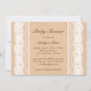 Recherche de dentelle blanche invitations Burlap
