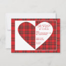 Recherche de red plaid invitations En vichy