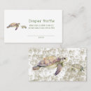 Recherche de tortue cartes visite Aquarelle