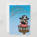 Recherche de pirates 11x16 invitations Garçon