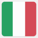 Recherche de drapeau vert autocollants Italie
