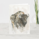 Recherche de bison vœux cartes Buffle