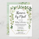 Recherche de greenery eucalyptus baby shower invitations Moderne
