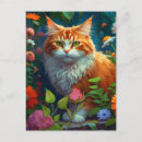 Recherche de fleur orange cartes postales Coloré