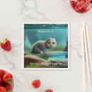 Recherche de loutres serviettes Mignon