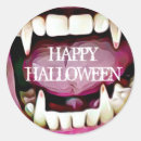 Recherche de monstre dents autocollants Éffrayant