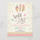 Recherche de boho girl 1ans anniversaire invitations Bébé fille