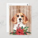 Recherche de noël beagle cartes postales Illustration