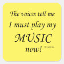 Recherche de music autocollants Amoureux de la musique