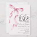 Recherche de pastel pink baby shower fille invitations Bébé fille