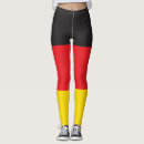 Recherche de drapeau allemagne leggings Jaune
