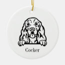 Recherche de cocker ornements Dog