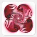 Recherche de spirale rouge autocollants Moderne