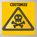 Recherche de crâne et os croisés posters Danger