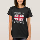 Recherche de drapeau géorgien tshirts Fier