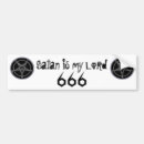 Recherche de satan voiture autocollants 666
