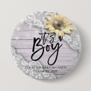 Recherche de bois badges Baby shower