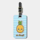Recherche de dessin de fruit bagages étiquettes Ananas