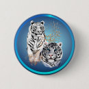 Recherche de tigre badges Blanc