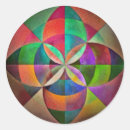 Recherche de illustration de mandala autocollants Floral