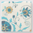 Recherche de fleurs dessous de verres Indigo