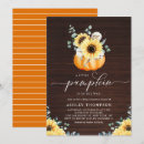 Recherche de bois rustique baby shower invitations Petit citrouille