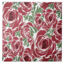 Recherche de vintage floral carreaux Rouge