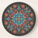 Recherche de hippies dessous de verres Funky