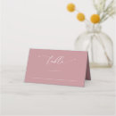 Recherche de dusty rose placement cartes Minimaliste